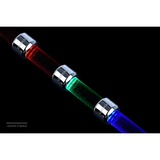 Alphacool Aurora HardTube LED Ring 13mm Chrome - RGB, LED-Streifen chrom