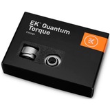 EKWB EK-Quantum Torque 6-Pack HDC 16 - Satin Titanium, Verbindung silber, 6er Pack