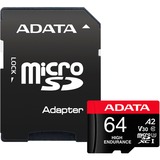 ADATA High Endurance 64 GB, Speicherkarte UHS-I U3, Class 10, V30, A2