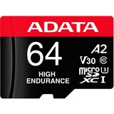 ADATA High Endurance 64 GB, Speicherkarte UHS-I U3, Class 10, V30, A2