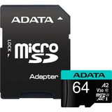 ADATA Premier Pro 64 GB microSDXC, Speicherkarte UHS-I U3, Class 10, V30, A2