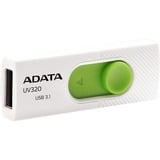 ADATA UV320 64 GB, USB-Stick weiß/grün, USB-A 3.2 Gen 1