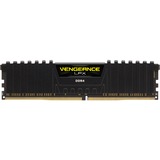 Corsair DIMM 16 GB DDR4-2400 (2x 8 GB) Dual-Kit, Arbeitsspeicher schwarz, CMK16GX4M2A2400C16, Vengeance LPX, INTEL XMP