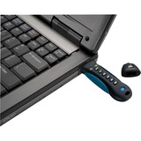 Corsair Flash Padlock 3 128 GB, USB-Stick schwarz/blau, USB-A 3.2 Gen 1