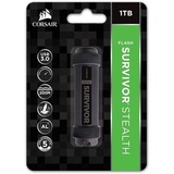 Corsair Flash Survivor Stealth 1 TB, USB-Stick schwarz, USB-A 3.2 Gen 1