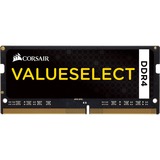 Corsair ValueSelect SO-DIMM 8 GB DDR4-2133  , Arbeitsspeicher schwarz, CMSO8GX4M1A2133C15, Value Select