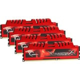 G.Skill DIMM 32 GB DDR3-1600 (4x 8 GB) Quad-Kit, Arbeitsspeicher F3-12800CL10Q-32GBXL, Ripjaws, Lite Retail