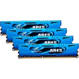 G.Skill DIMM 32 GB DDR3-2400 (4x 8 GB) Quad-Kit, Arbeitsspeicher F3-2400C11Q-32GAB, ARES, INTEL XMP