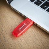 Intenso Rainbow Line 128 GB, USB-Stick rot, USB 2.0