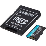Kingston Canvas Go! Plus 512 GB microSDXC, Speicherkarte schwarz, UHS-I U3, Class 10, V30, A2