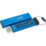 Kingston DataTraveler 2000 128 GB, USB-Stick blau, USB-A 3.2 Gen 1