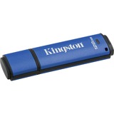 Kingston DataTraveler Vault Privacy 3.0 128 GB, USB-Stick blau, USB-A 3.2 Gen 1