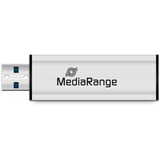 MediaRange 64 GB, USB-Stick silber/schwarz, USB-A 3.2 Gen 1