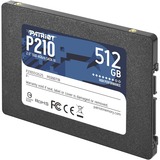 Patriot P210 512 GB, SSD schwarz, SATA 6 Gb/s, 2,5"