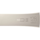 Samsung BAR Plus 128 GB Champagne Silver, USB-Stick champagner, USB-A 3.2 (5 Gbit/s)