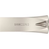Samsung BAR Plus 256 GB Champagne Silver, USB-Stick champagner, USB-A 3.2 (5 Gbit/s)