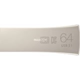 Samsung BAR Plus 64 GB Champagne Silver, USB-Stick champagner, USB-A 3.2 (5 Gbit/s)