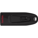 SanDisk Ultra 128 GB, USB-Stick schwarz/rot, USB-A 3.2 Gen 1