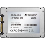 Transcend SSD220S 480 GB aluminium, SATA 6 Gb/s, 2,5"