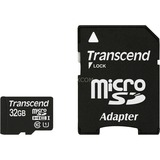 Transcend microSDHC Card 32 GB, Speicherkarte schwarz, UHS-I U1, Class 10