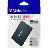 Verbatim Vi550 S3 128 GB, SSD schwarz, SATA 6 Gb/s, 2,5"