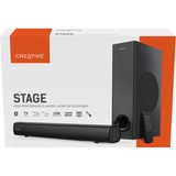 Creative Stage, Soundbar schwarz, HDMI (ARC), Optisch