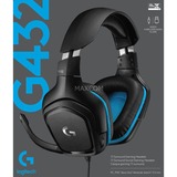 Logitech Gaming G432 Gaming Headset, Gaming-Headset schwarz/blau