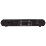 ATEN 2-Port USB-C Gen 1 Dock Switch, Dockingstation silber, USB-A 3.2, HDMI, USB-C PD