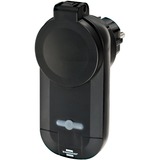 Brennenstuhl BrematicPRO Schalt- Steckdose IP44, Schaltsteckdose schwarz