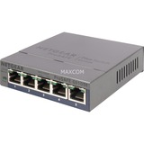 Netgear GS105E v2, Switch grau