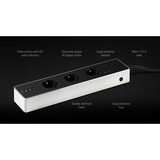 eve Energy Strip, Steckdosenleiste schwarz