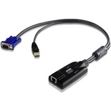 ATEN USB-VGA-Virtual-Media-KVM-Adapter KA7175 schwarz, mit Chipkartenunterstützung