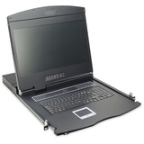 Digitus 19" KVM Konsole 19"TFT 1Port, KVM-Switch 