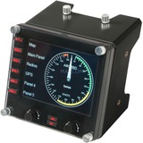 Logitech G Saitek PRO Flight Instrument Panel, Instrumentenpanel schwarz