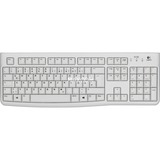 Logitech Keyboard K120, Tastatur weiß, DE-Layout