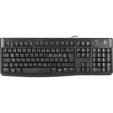 Logitech Keyboard K120 for Business, Tastatur schwarz, DE-Layout, Rubberdome