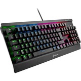 Sharkoon SKILLER MECH SGK3, Gaming-Tastatur schwarz, DE-Layout, Kailh Blue