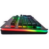 Thermaltake TT Level 20 RGB Cherry Silver Switch, Gaming-Tastatur titan, DE-Layout, Cherry MX RGB Speed Silver