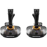 Thrustmaster T.16000M FCS Space Sim Duo, Joystick schwarz/orange