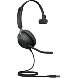 Jabra Evolve2 40, Headset schwarz, USB-A, UC
