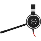 Jabra Evolve 40 MS Duo, Headset schwarz/silber