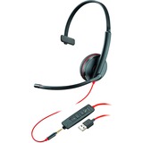 Plantronics Blackwire 3215, Headset schwarz, USB-A