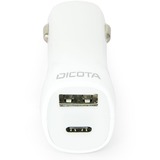 DICOTA Universal Car Notebook Charger USB-C, Ladegerät weiß
