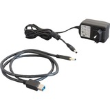 DeLOCK Port Replikator USB 3.2 Gen 1, Adapter weiß/schwarz, LAN, DVI, HDMI, USB, Audio