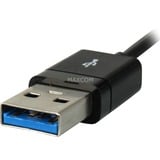 Dell USB 3.2 Gen 1 Adapter, USB-A Stecker > RJ-45 Buchse schwarz, Gigabit LAN