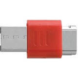 Kensington USB-Port-Schloss mit Blockierung, Sicherheit schwarz/silber