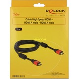 DeLOCK High Speed Kabel HDMI (Stecker) > HDMI (Stecker) schwarz, 3 Meter