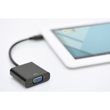 Digitus Konverter Micro-HDMI > VGA, Adapter schwarz