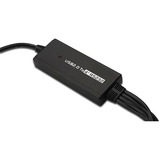 Digitus USB 2.0 Adapterkabel, USB-A Stecker > 4x Seriell RS232 Stecker schwarz, 1,5 Meter