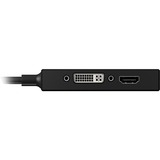 ICY BOX Adapter IB-AC1032 MiniDisplayPort > HDMI / DVI-D / VGA schwarz, 8,7 cm